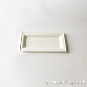 Bagasse δίσκο εξυπηρέτησης 260x130x20mm